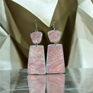 Perfectly imperfect by Heather Translucent iridescent Dangle Earrings